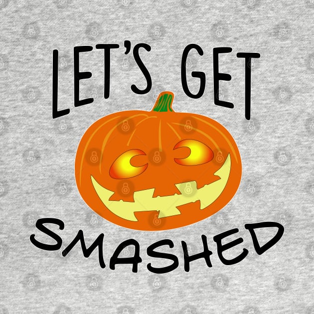 Lets Get Smashed Pumpkin by Rosemarie Guieb Designs